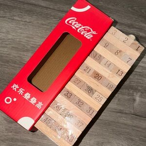 Coca-Cola Branded Jenga Game limited edition